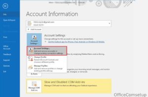 Account Settings - Outlook Send Receive Error, send receive error outlook 2016, how to fix outlook 2016 send receive error