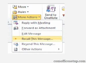 Conclude if you want the recipient to notify the reason of recalling the email